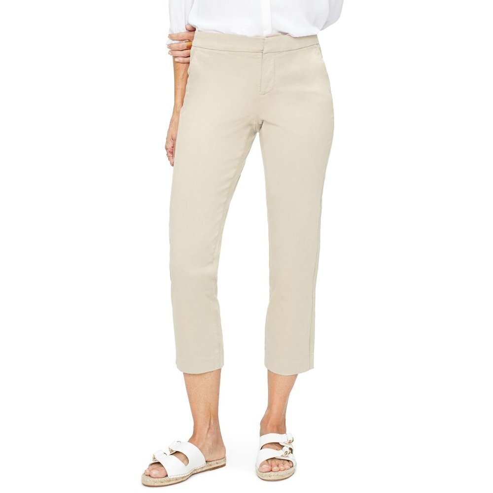 New Nydj sz 00 Everyday Ankle Trouser Pants Womens Beige NWT